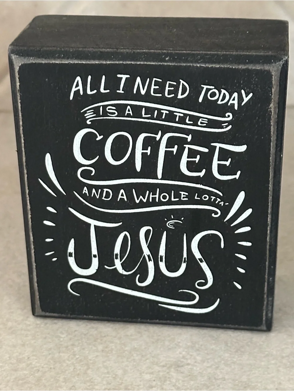 Faith-Inspired Wall Decor Set in Black, White, and Gray ( 5 pieces)